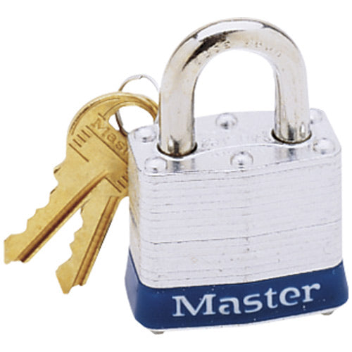 Master Lock 3D Laminated Steel Padlock, 1-9/16", 4 Pin