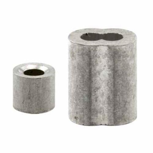 Prime-Line GD12151 Cable Ferrules & Stops, Aluminum, 1/8", Cd 2