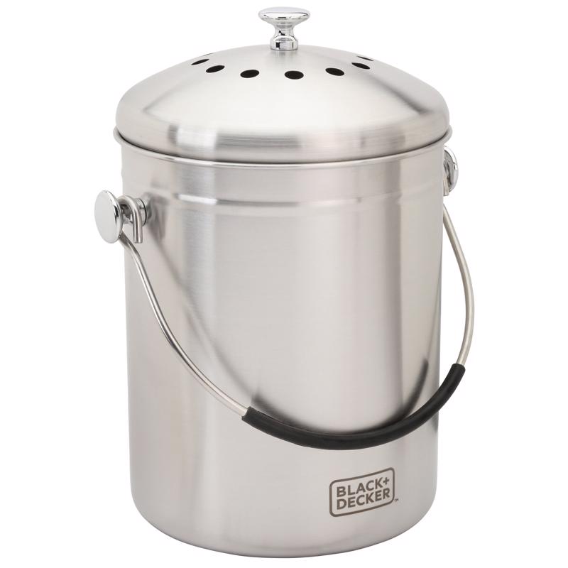 Black+Decker BDSTGAKT9702 Compost Keeper, 166 Ounce Capacity