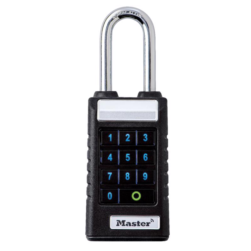 Master Lock 6400LJENT ProSeries Single Locking Weather-Resistant Padlock, Black