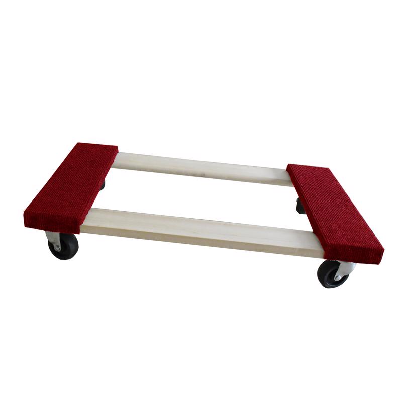 HP CMDY2204D 4-Wheel Hardwood Dolly, 1000 Lbs Capacity