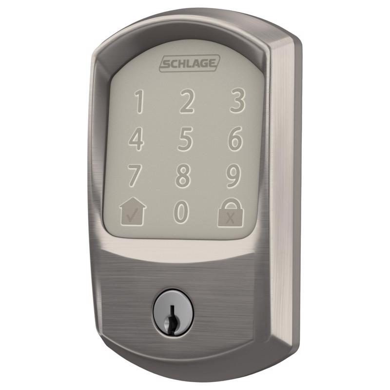 Schlage BE489WBVGRW619 Encode WiFi Deadbolt with Greenwich Trim, Metal