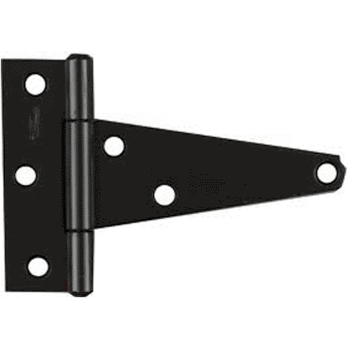 Stanley N129-007 Heavy Duty Tee Hinge, 4", Black, 25 pk