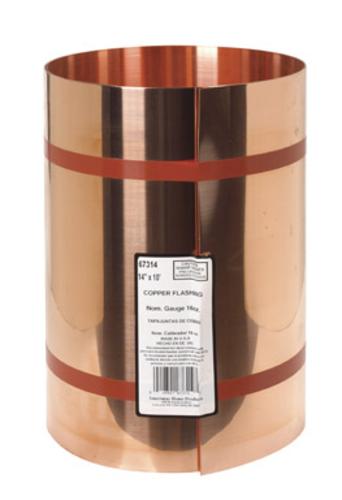 Amerimax 67314 Copper  Flashing Roll, 14" x 10'