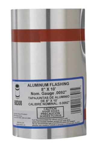 Amerimax 68308 Roll Valley Flashing, 8" x 10', Aluminum