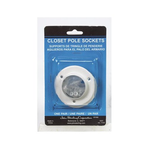 buy pole sockets & closet at cheap rate in bulk. wholesale & retail builders hardware tools store. home décor ideas, maintenance, repair replacement parts