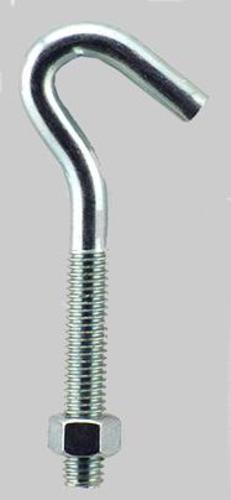 Hampton 02-3462-103 Bolt Hook Znc 3/8X4"