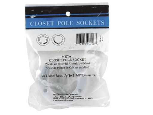 buy pole sockets & closet at cheap rate in bulk. wholesale & retail construction hardware equipments store. home décor ideas, maintenance, repair replacement parts