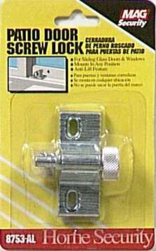 Prime Line U 9848 Sliding Door And Window Lock, Aluminum