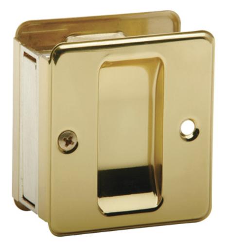 Schlage SC990B-605 Sliding Door Cabinet Pull,Bright Brass