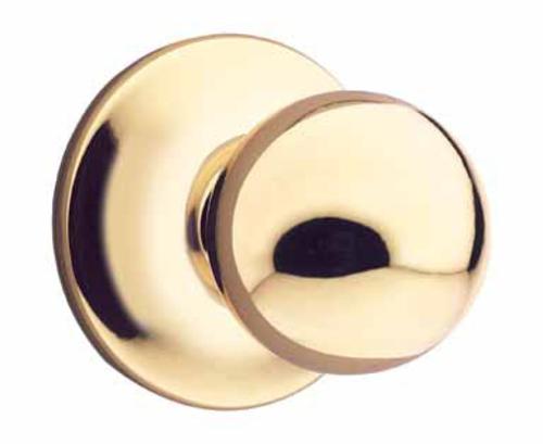 Kwikset 94509-070 Polo Entry Knob Vestibule Lock, Polished Brass