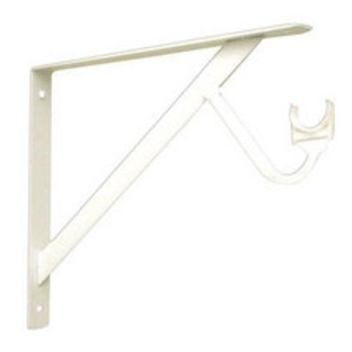 John Sterling RP-0495-WT Slide Through Bracket, White, 3"