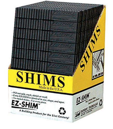 Ez-Shim ETC-2 Shim Heavy Duty, Black, 1-1/8" x 8"