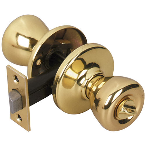 Kwikset 93001-506 Tylo Privacy Set, Antique Brass