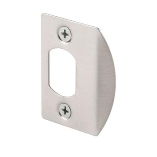 Prime-Line E 2457 Door Strike Plate 2/Pk., Satin Nickel