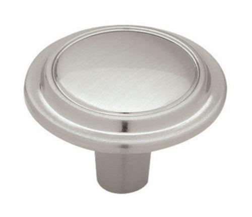 Liberty Hardware P40052L-SN-U Round Top Ring Cabinet Knob 1-1/4", Satin Nickel