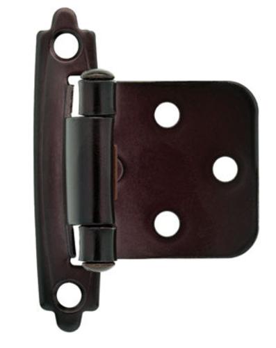 Liberty Hardware H0104AL-500-U Self-Closing Inset Hinge 3/8", Oil Rubbed Bronze, 2/CD