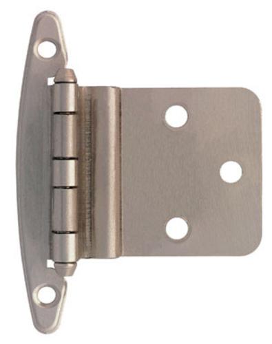 Liberty Hardware H00930L-SN-U1 Inset Hinge Without Spring 3/8", Satin Nickel