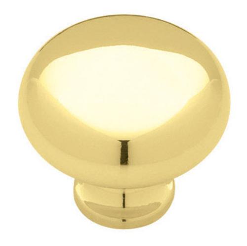 Liberty Hardware P50150L-PB-U1 Logan Cabinet Knob 1-1/4", Polished Brass