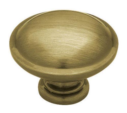 Liberty Hardware P40005L-AB-U Sophia Cabinet Knob 1", Antique Brass