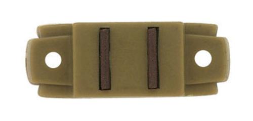 Liberty Hardware C08700L-T-U Magnetic Cabinet Catch With "L" Strike 1-7/16", Tan