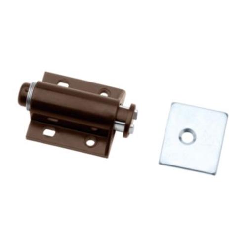 Liberty Hardware C07771L-BR-U Single Touch Cabinet Latch 1-1/4", Brown