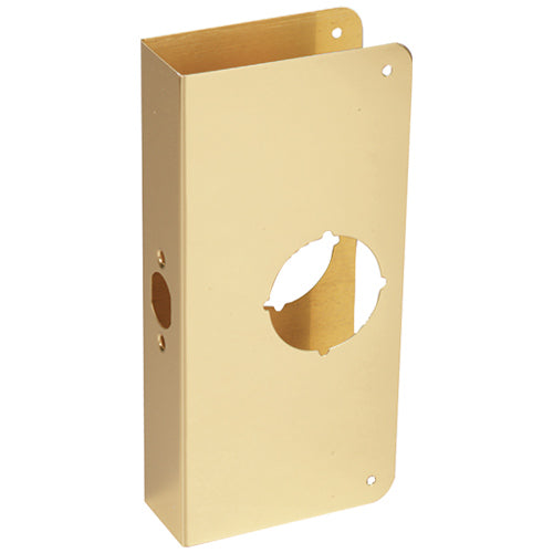 Prime-Line U 9550 Lock And Door Reinforcer, Solid Brass, 2-1/8"