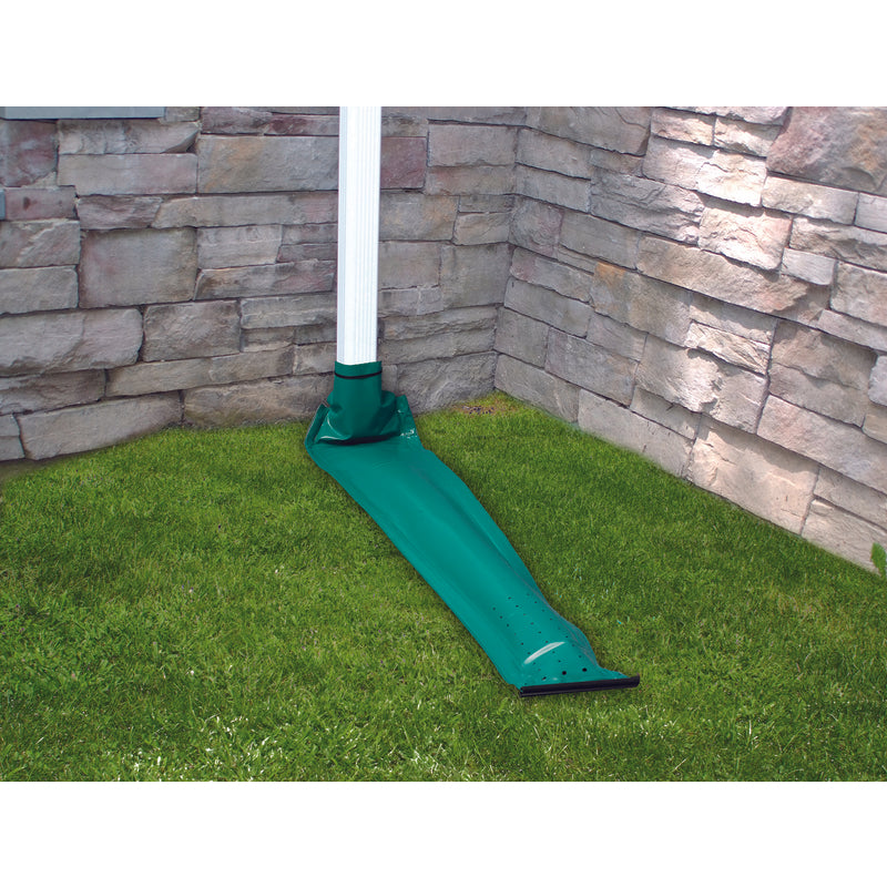 Frost King DE200 Drain Away For Downspouts, 8', Green