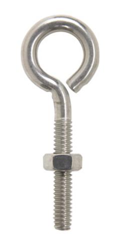 Hampton 02-3456-437 Bolt Eye 1/4"X2-5/8"Ss