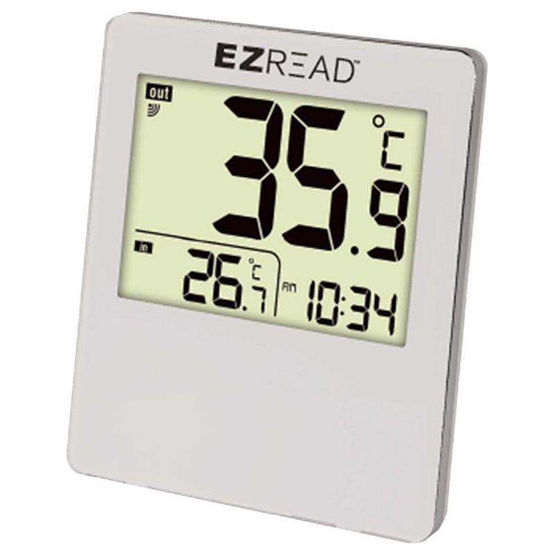 Headwind 840-1500 EZRead Clock/Thermometer, White