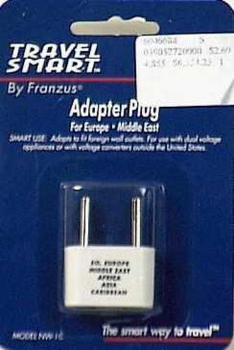 Franzus NW1C Travel Lite Adapter Plug, White