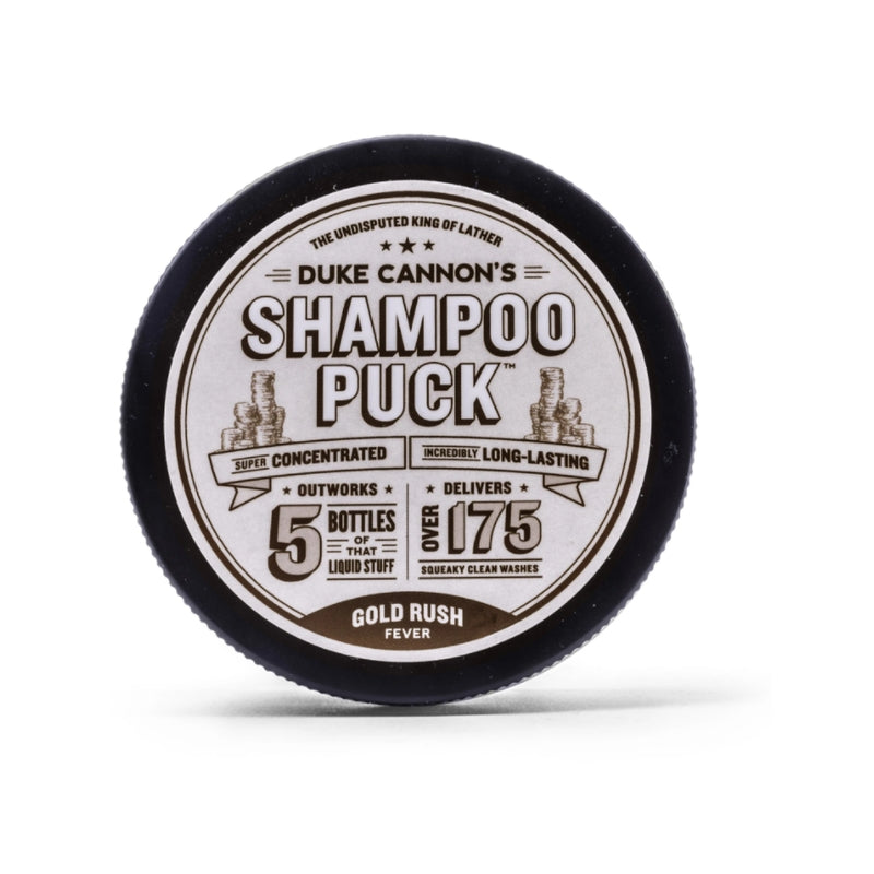 Duke Cannon SHAMPUCKGLDRUSH Shampoo Puck, Gold Rush Fever