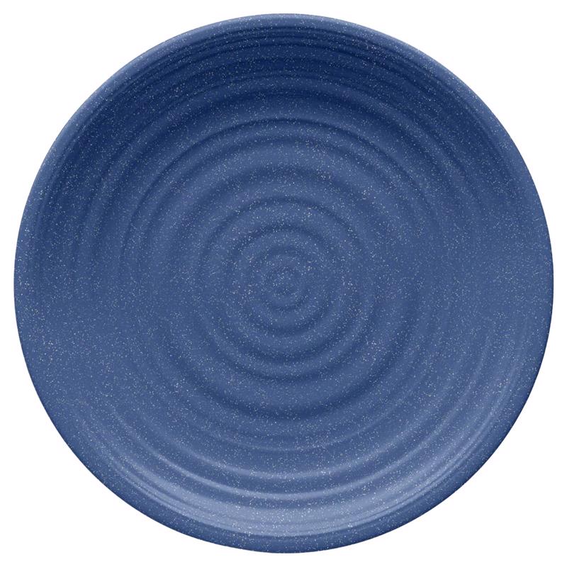 Tarhong PAN1105MCDBL Artisan Round Dinner Plate, Blue