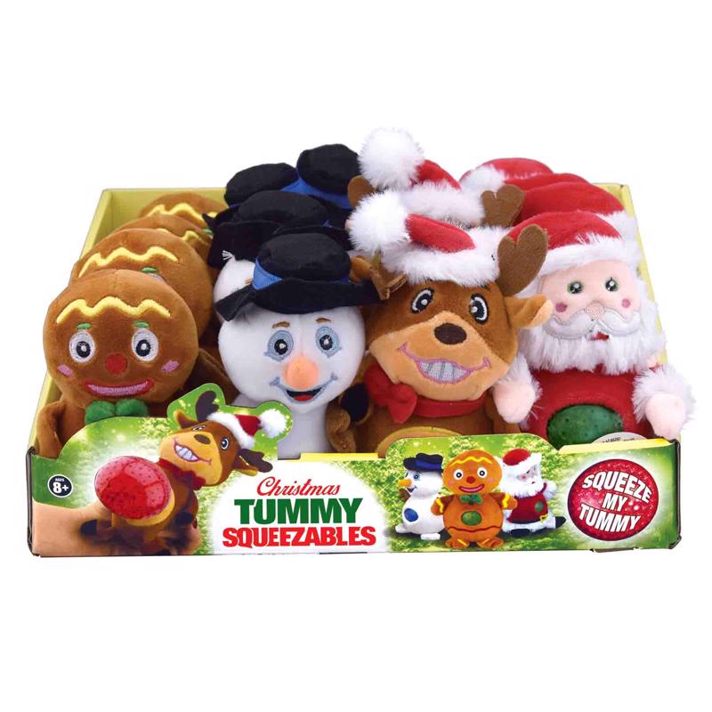 Magic Seasons 768172 Christmas Tummy Squeezables, Assorted Color