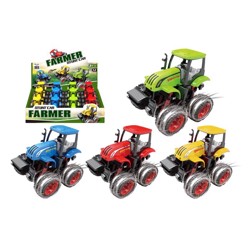 Diamond Visions TM-3634 Pull-Back Farm Tractor Toy, Plastic