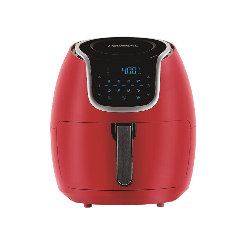 PowerXL PAF-7QR Vortex Air Fryer, Red, 7 Quart