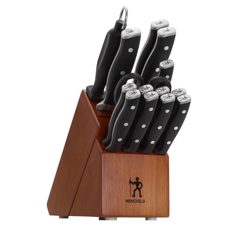 Henckels 19541-000 Chef's Block Knife Set, Stainless Steel