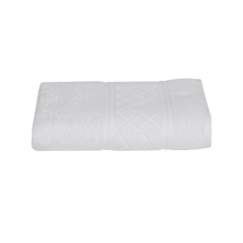 Sttelli RAT-109-WH Radiance Bath Towel, White, Cotton