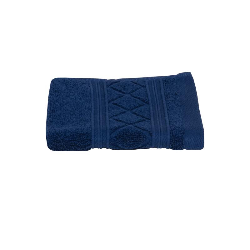 Sttelli RAT-172-NAV Radiance Washcloth, Navy, Cotton