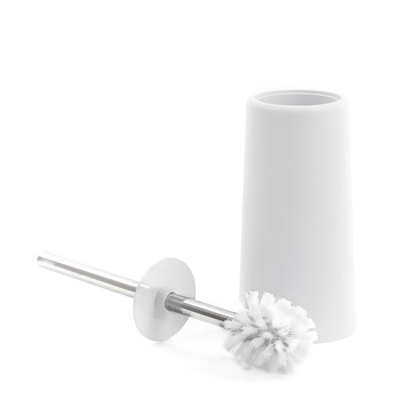 Sttelli KAA-BBH-WHI Kaleidoscope Toilet Bowl Brush & Holder, White