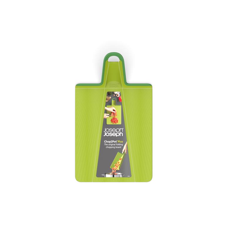 Joseph Joseph 60201 Chop2Pot Folding Cutting Board, Green, Polypropylene