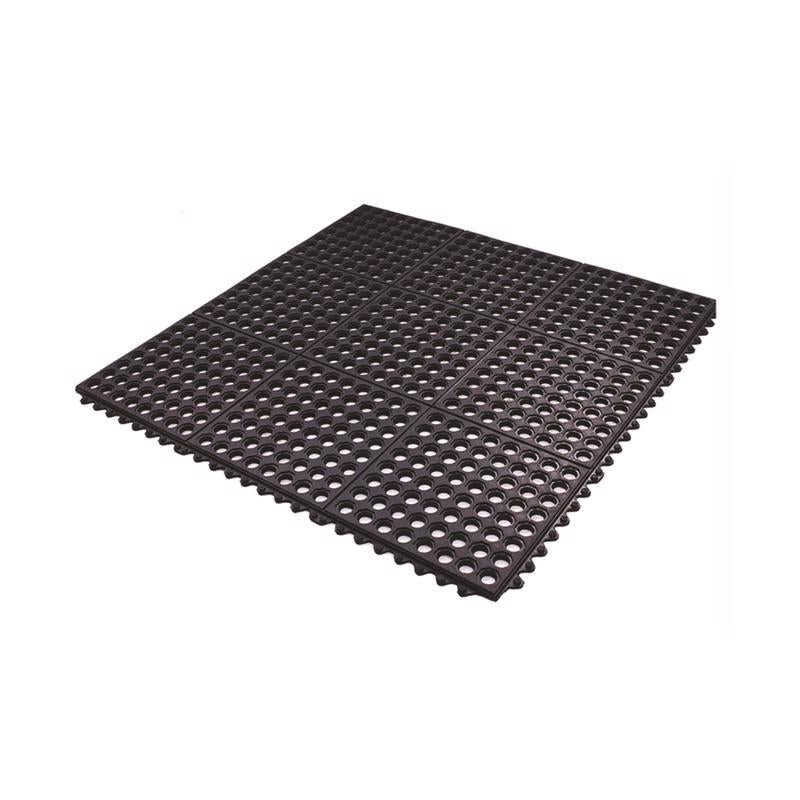 Sports Licensing Solutions 39864 Anti-Fatigue Multipurpose Mat, Black, Rubber