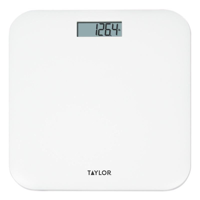 Taylor 5302876 Digital Bathroom Scale, White