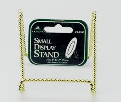 Tripar 23-1243 Twisted Wire Display Stand 4-7", Polished Brass
