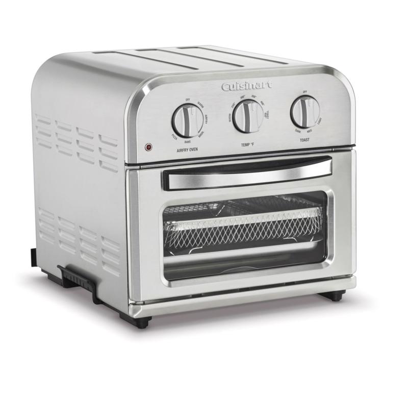 Cuisinart TOA-26 Compact Air Fryer Toaster Oven, Stainless Steel, Silver