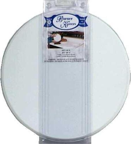 Range Kleen 501 White Burner Cover Set 4