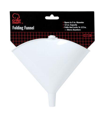 Chef Funnel Chef Craft 20748 Folding Funnel, Plastic, 12 Oz — LIfe and Home