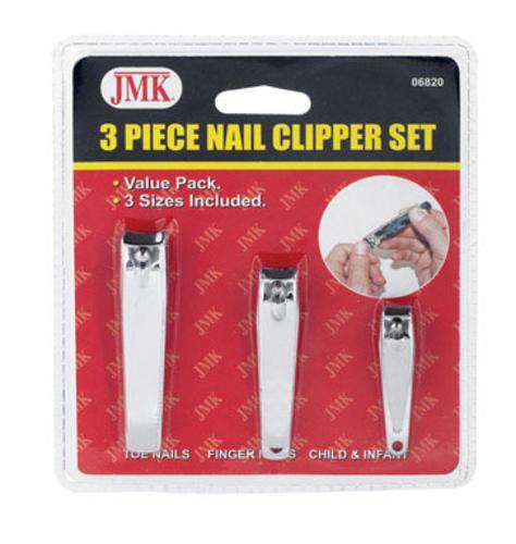 Jmk 06820 Nail Clipper Set, 3-Piece