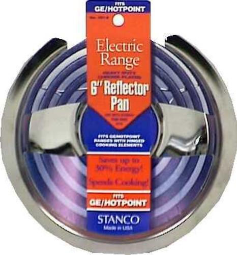 Stanco 501-6 "Electric Range" Reflector Pan 6"