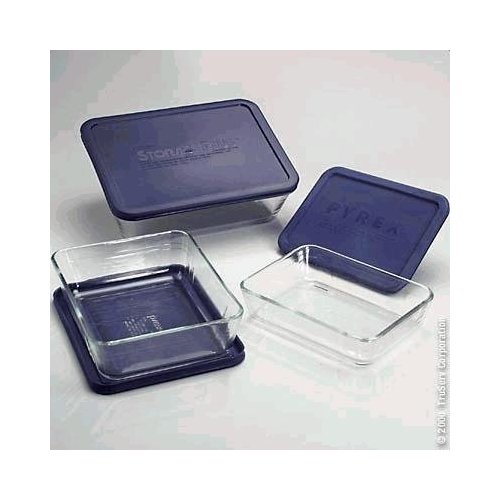 Pyrex 6004023 Glass Dish Set, 6 Pieces